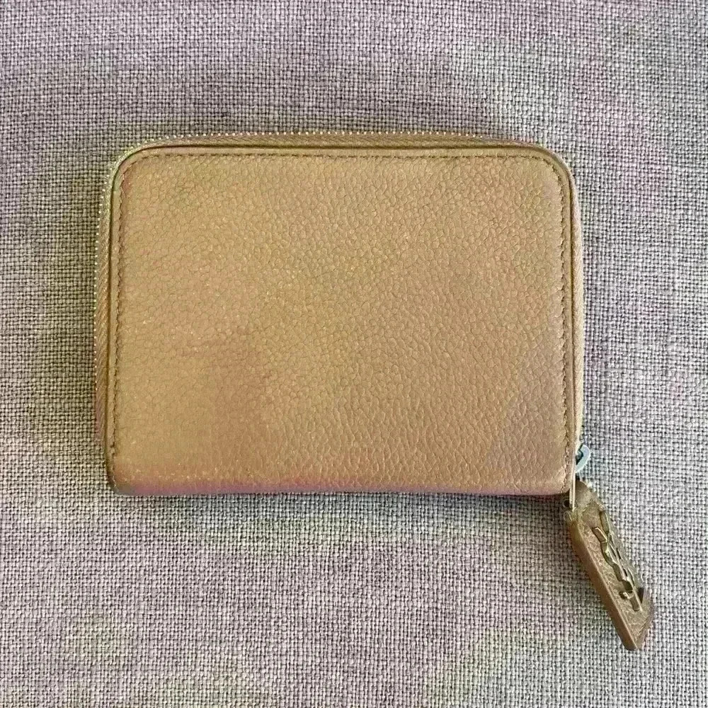 $750 Saint Laurent Cassandra Leather Bifold Wallet - Picture 7 of 11